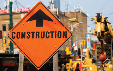 construciton sign