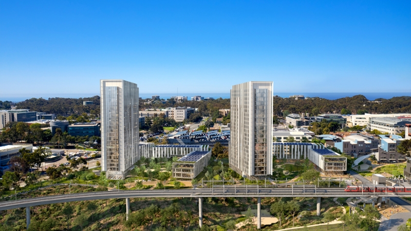 Pepper Canyon West Student Housing rendering